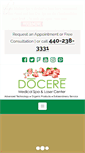 Mobile Screenshot of doceremedspa.com